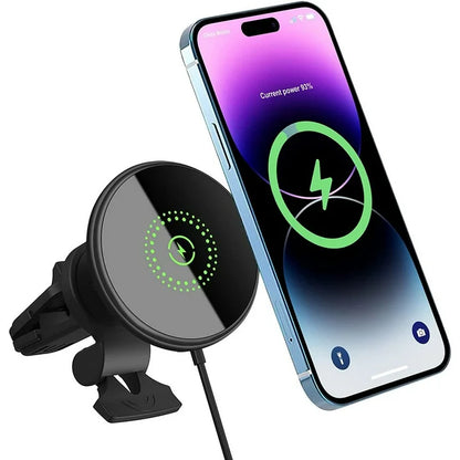 Wireless Car Charger Magnetic Phone Mount
