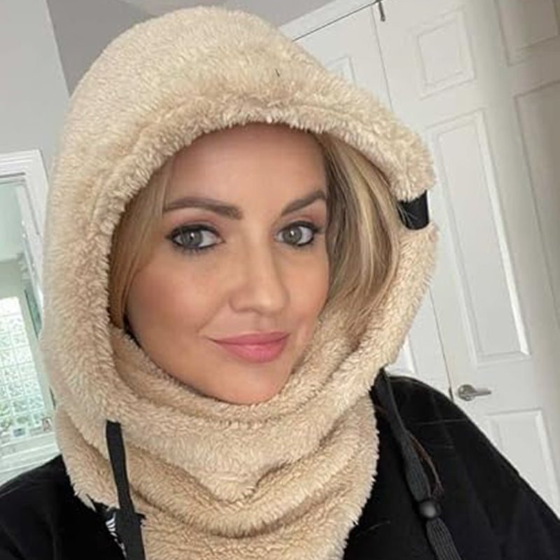 Fleece Balaclava Hooded Winter Face Warmer