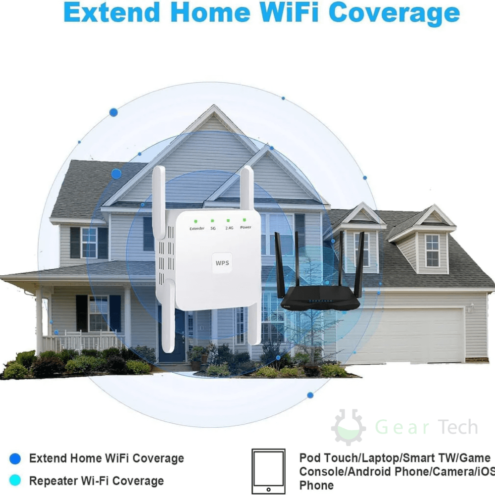 WiFi Booster Dual Band Wireless Signal Extender