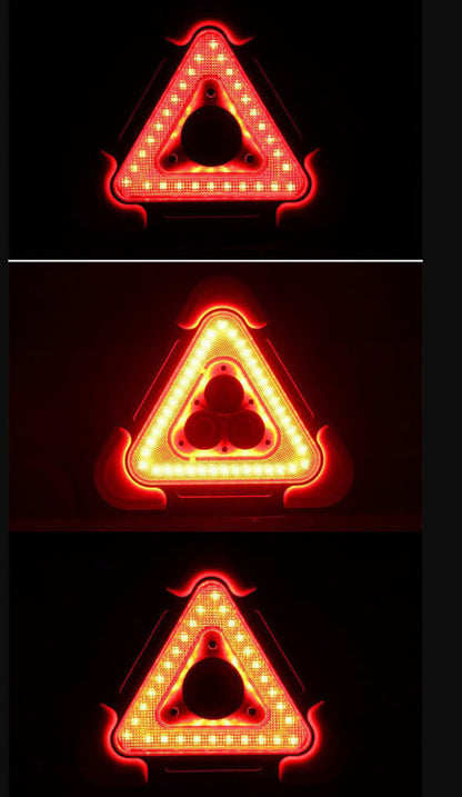 LED Emergency Light Triangle Solar Safety Lamp