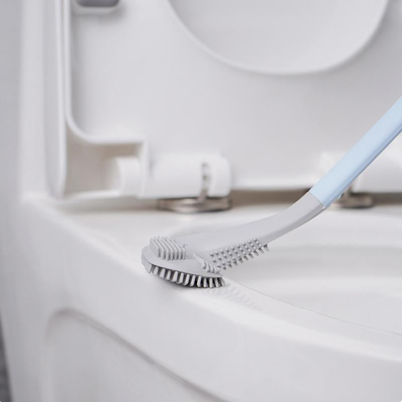 Toilet Brush with Silicone Head and Holder