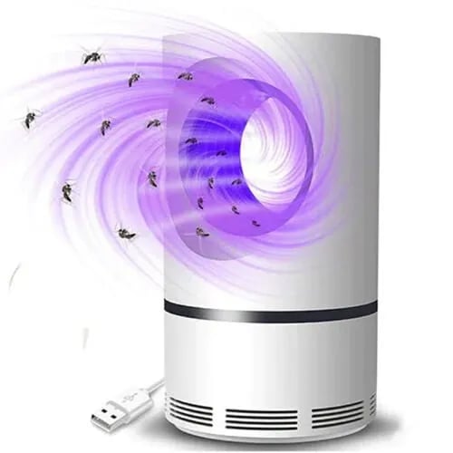 Silent UV Mosquito & Fly Zapper - Chemical-Free Pest Control for Bedrooms & Outdoors