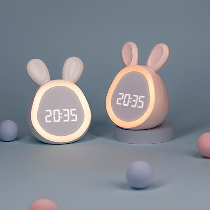 Night Light Alarm Clock for Kids Bedroom