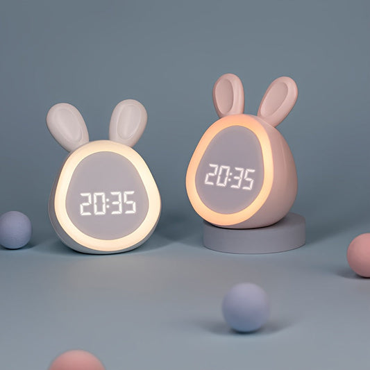 Night Light Alarm Clock for Kids Bedroom