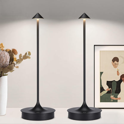 Waterproof Wireless Table Light - Set of 2 Cordless Table Lamp Rechargeable