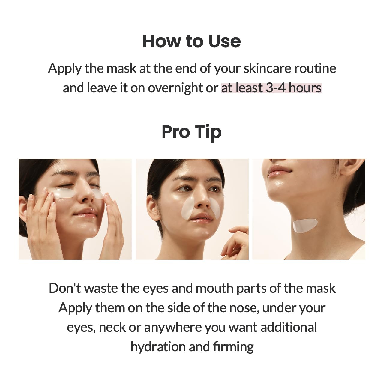 BIODANCE Hydro Cera-nol Real Deep Mask - Overnight Hydrogel Mask for Soothing & Moisturizing Skin (34g, 4 Pack)