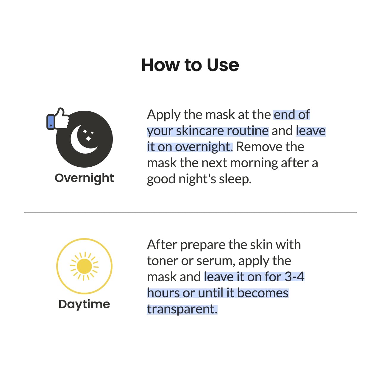 BIODANCE Hydro Cera-nol Real Deep Mask - Overnight Hydrogel Mask for Soothing & Moisturizing Skin (34g, 4 Pack)