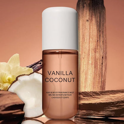 Body Mist Vanilla Coconut Scented Spray Set