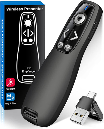 Presentation Remote Wireless USB Laser Clicker
