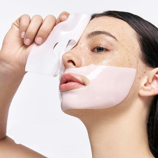 BIODANCE Hydro Cera-nol Real Deep Mask - Overnight Hydrogel Mask for Soothing & Moisturizing Skin (34g, 4 Pack)