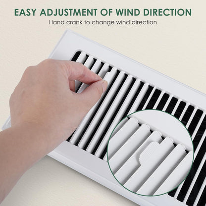 Floor Vent Fan Booster with Remote Control