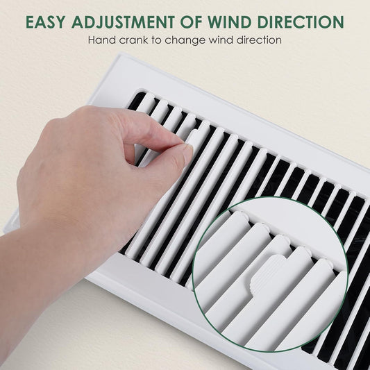 Floor Vent Fan Booster with Remote Control