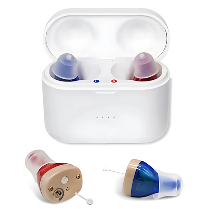Rechargeable Invisible Hearing Aid for Adults