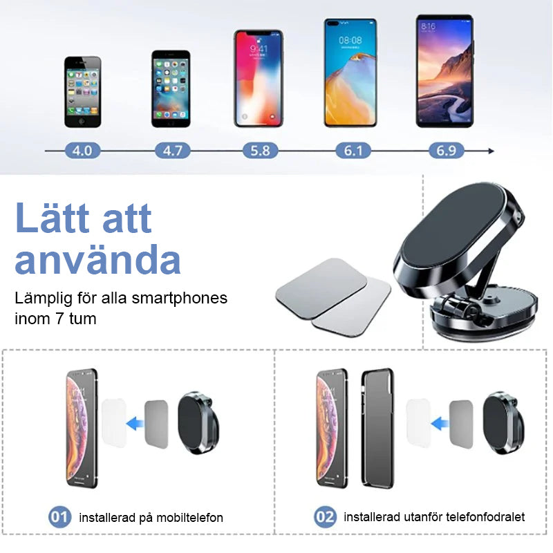 Magnetisk telefonhållare för bil