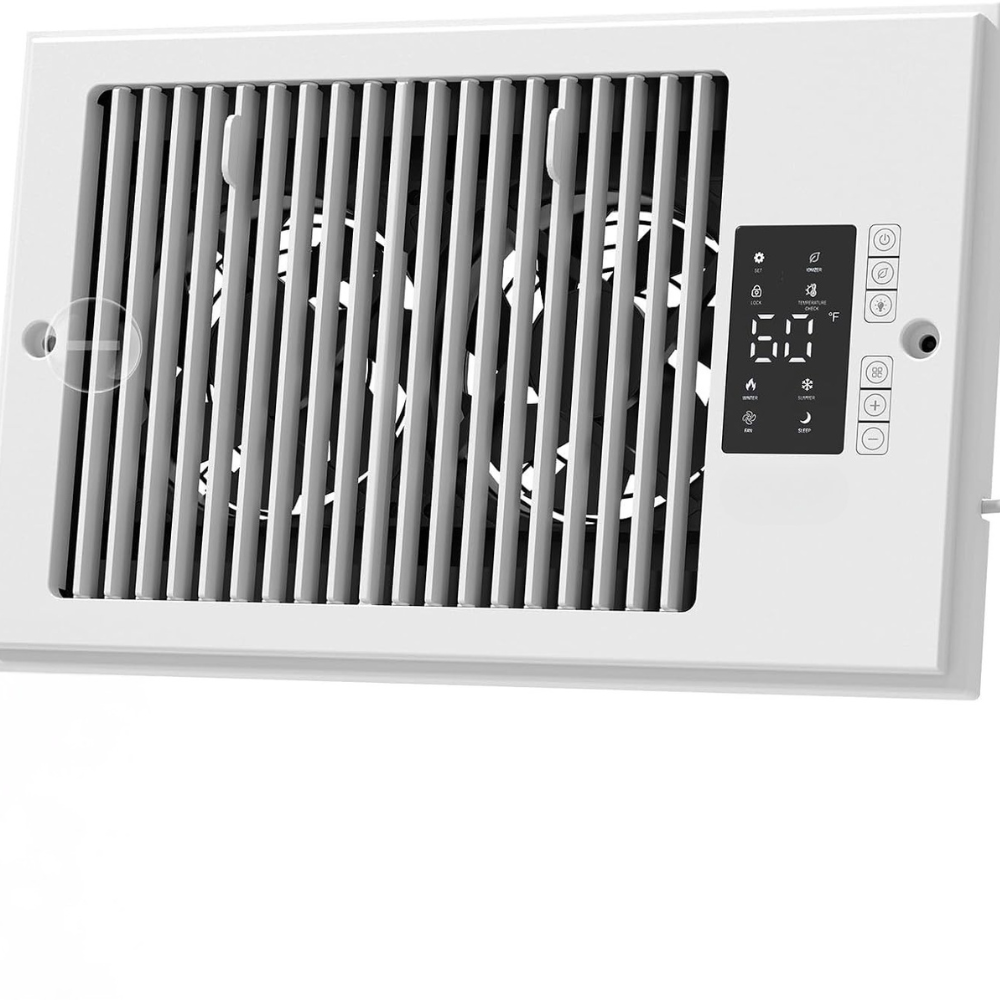 Floor Vent Fan Booster with Remote Control