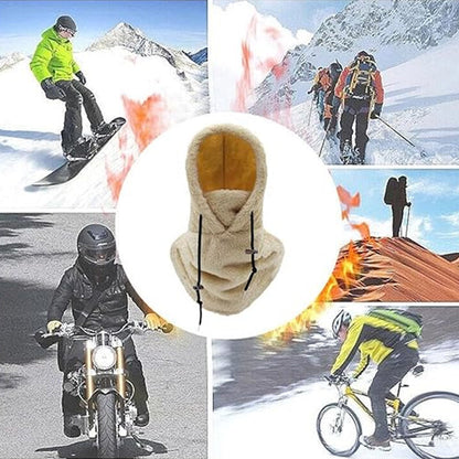 Fleece Balaclava Hooded Winter Face Warmer