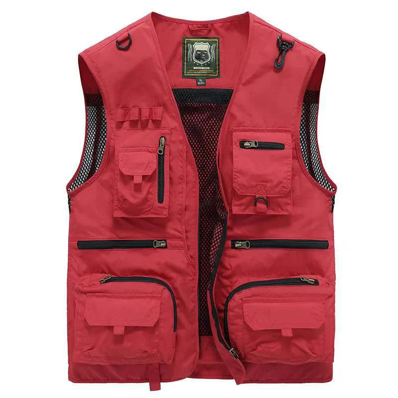 Breathable Cargo Vest för Varma Dagar