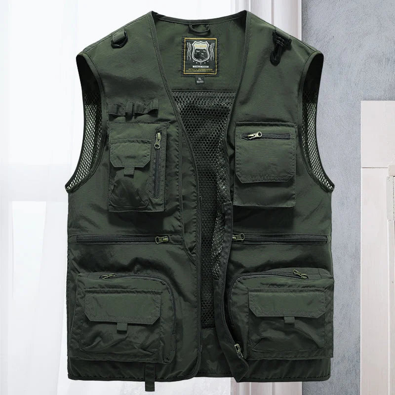 Breathable Cargo Vest for Hot Days