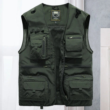 Breathable Cargo Vest for Hot Days