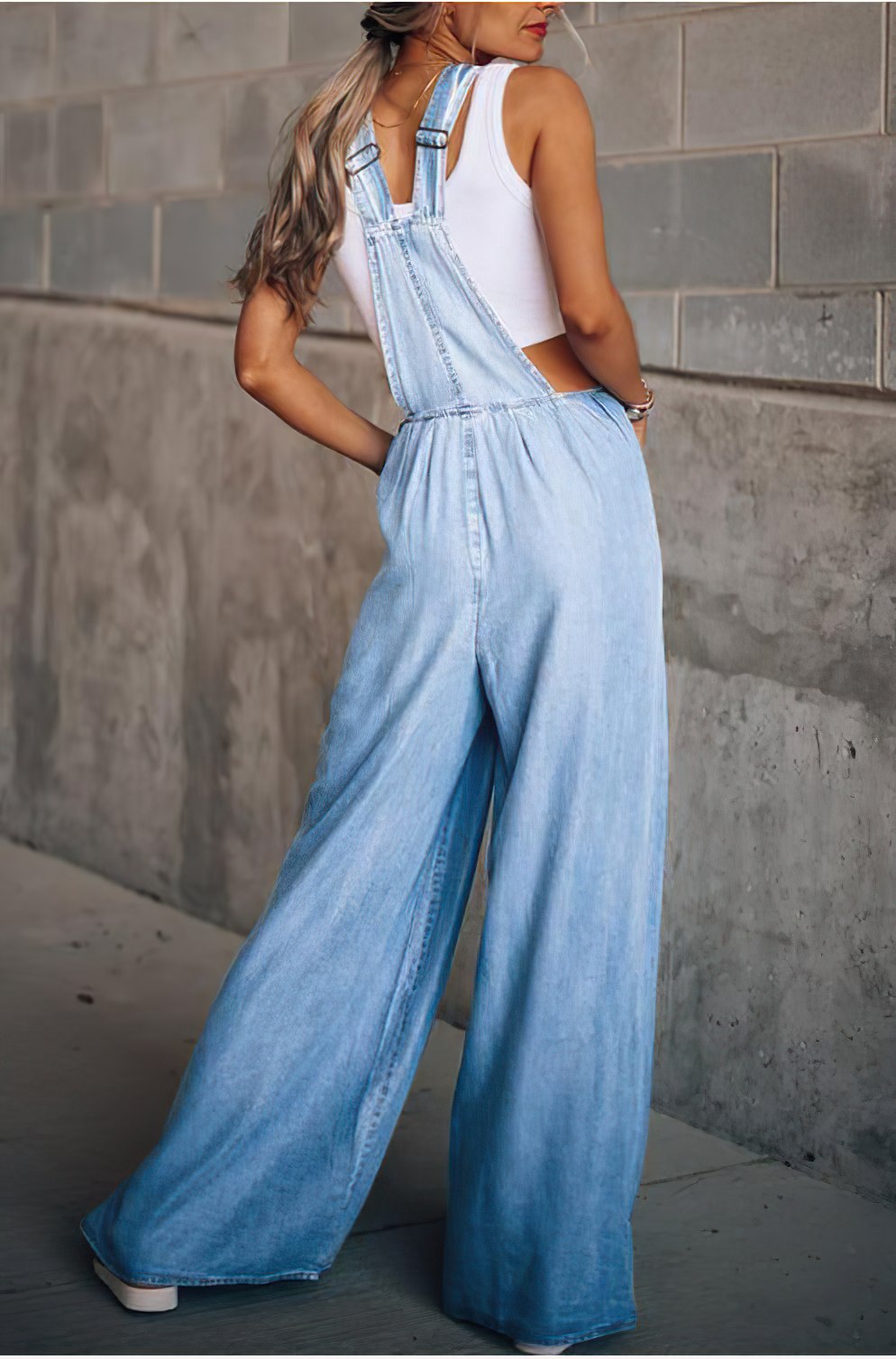 Solenn - Jumpsuit i jeanstyg