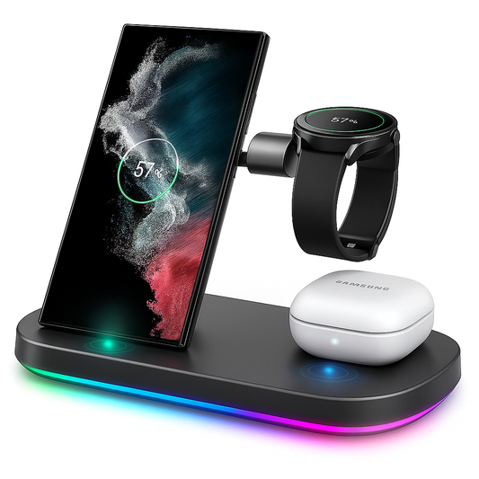 Wireless Charger Compact Multi Device Dock
