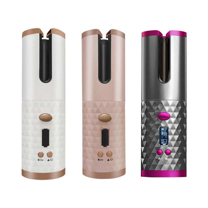 Cordless Hair Curler with Ceramic Barrel