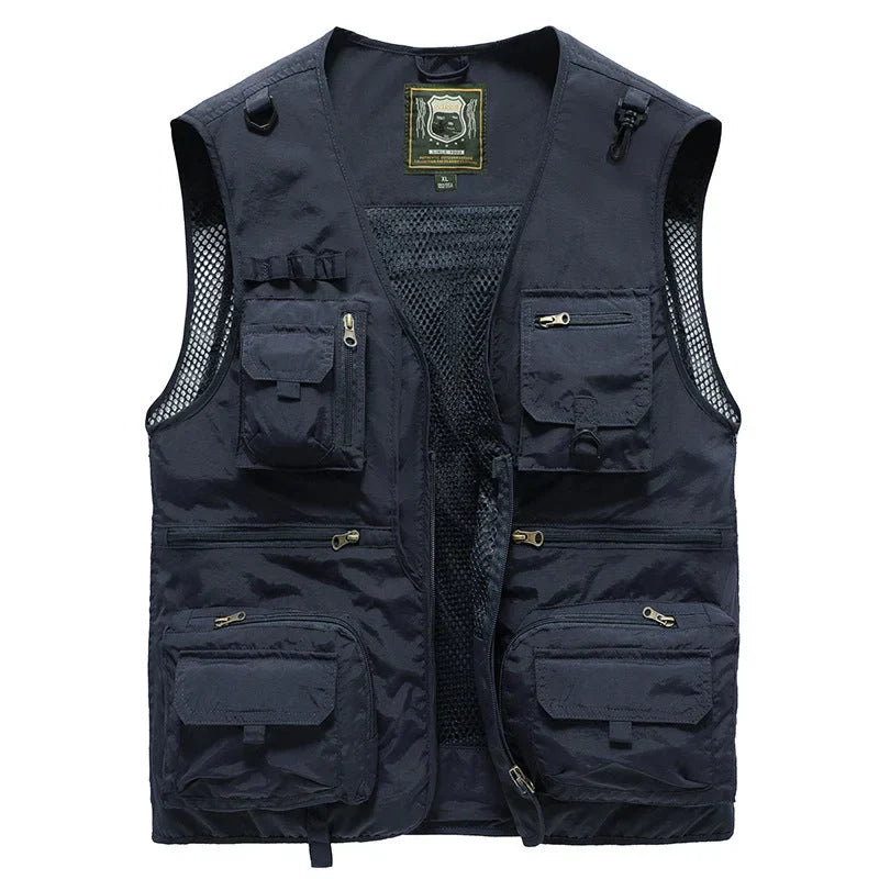 Breathable Cargo Vest for Hot Days
