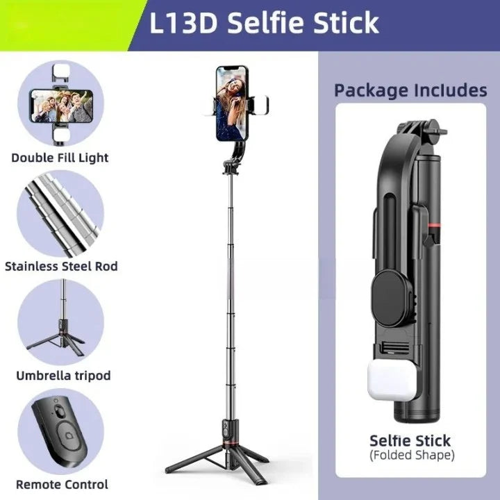 Vikbart Selfie Stick-stativ