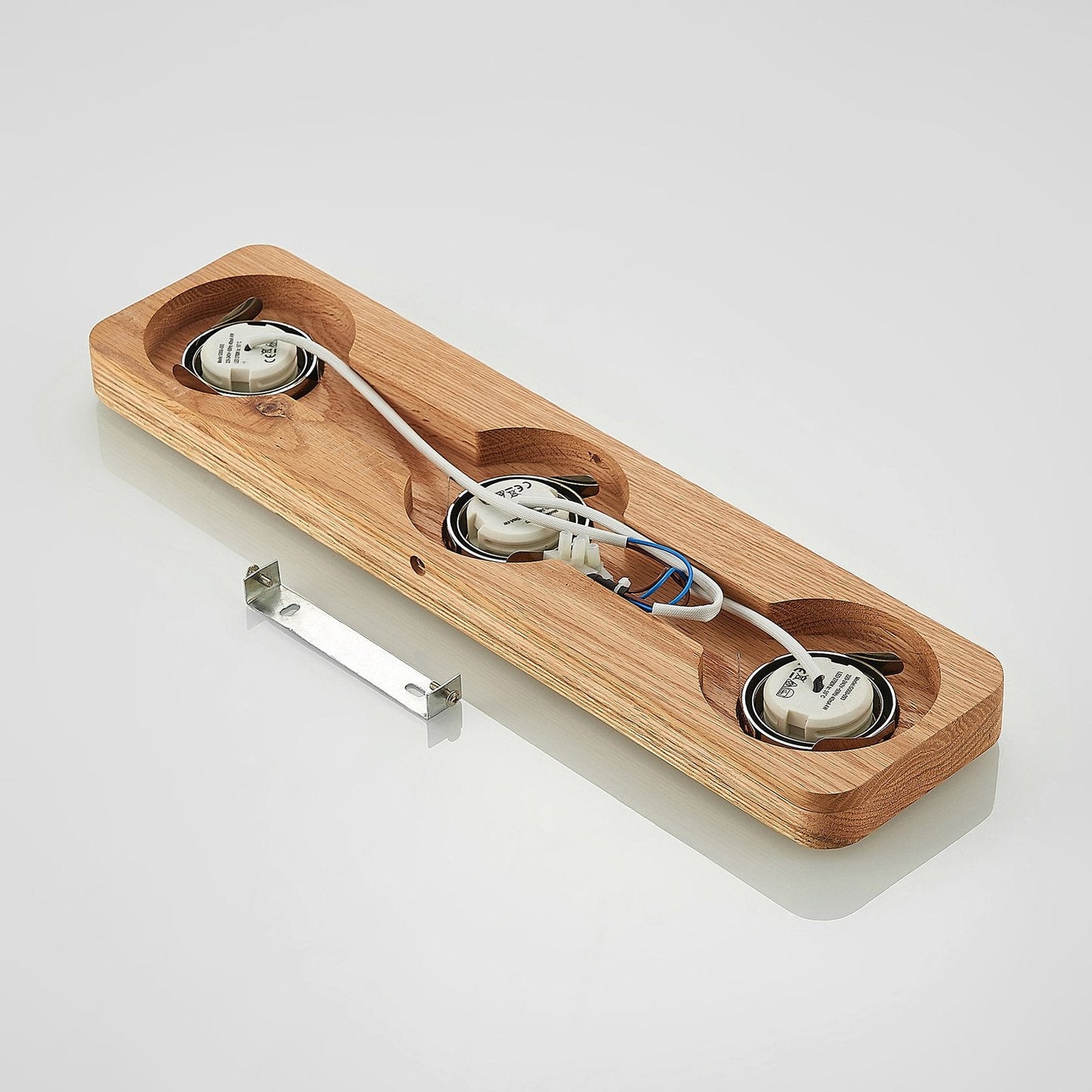 Ceiling Light Oak Wood Spotlight Bar