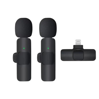 Wireless Lavalier Microphone - 20m Range, Compatible with Many Devices