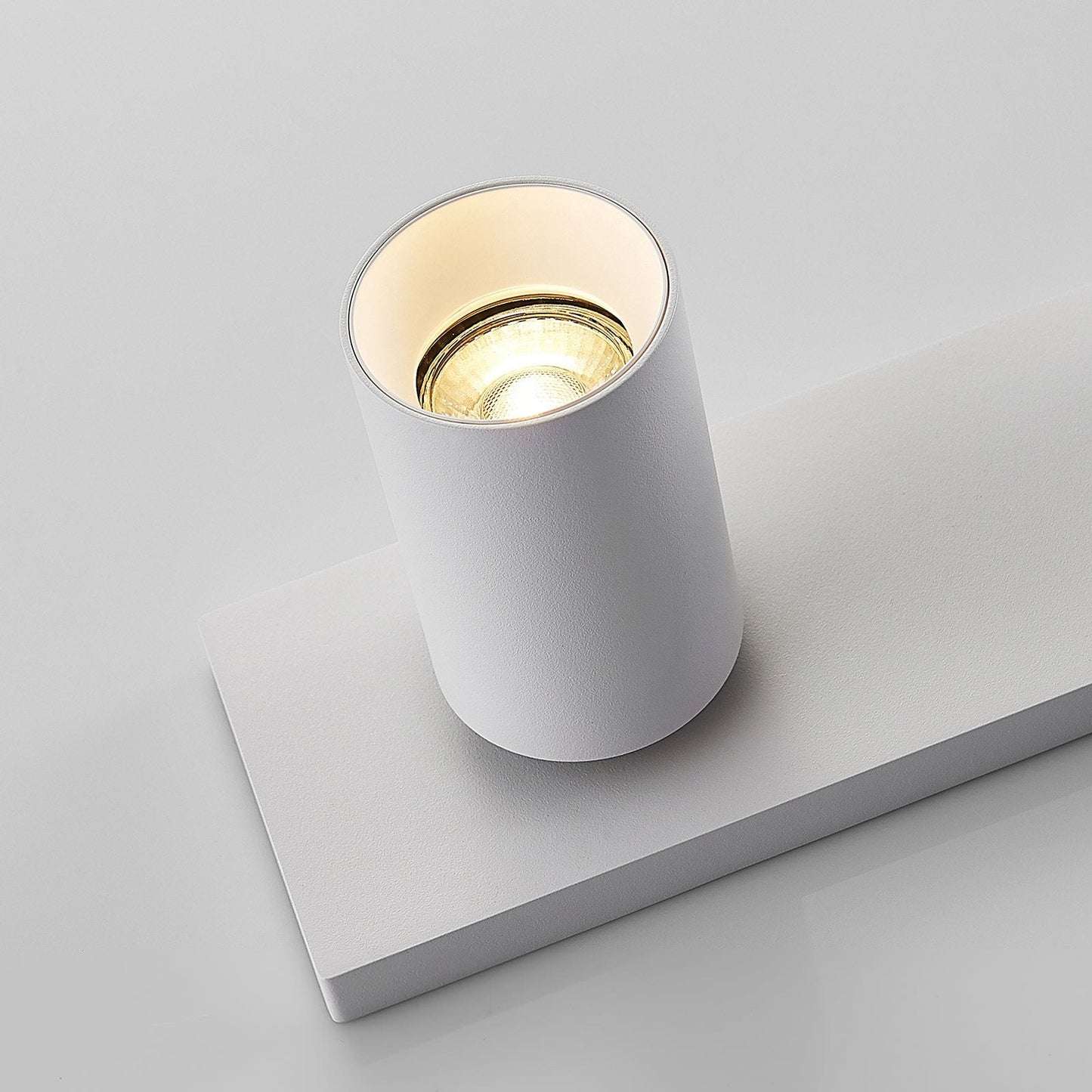 Ceiling Light White Aluminum Adjustable Spotlight