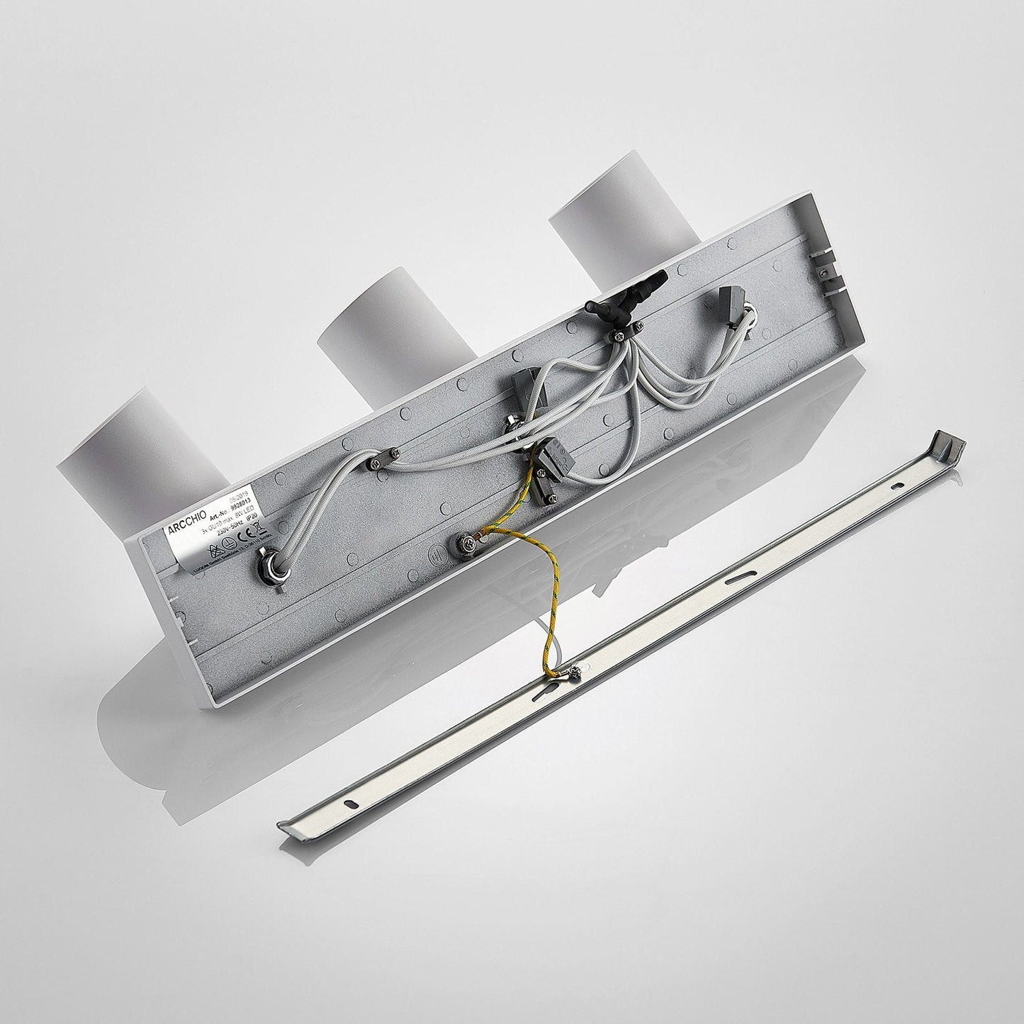 Ceiling Light White Aluminum Adjustable Spotlight