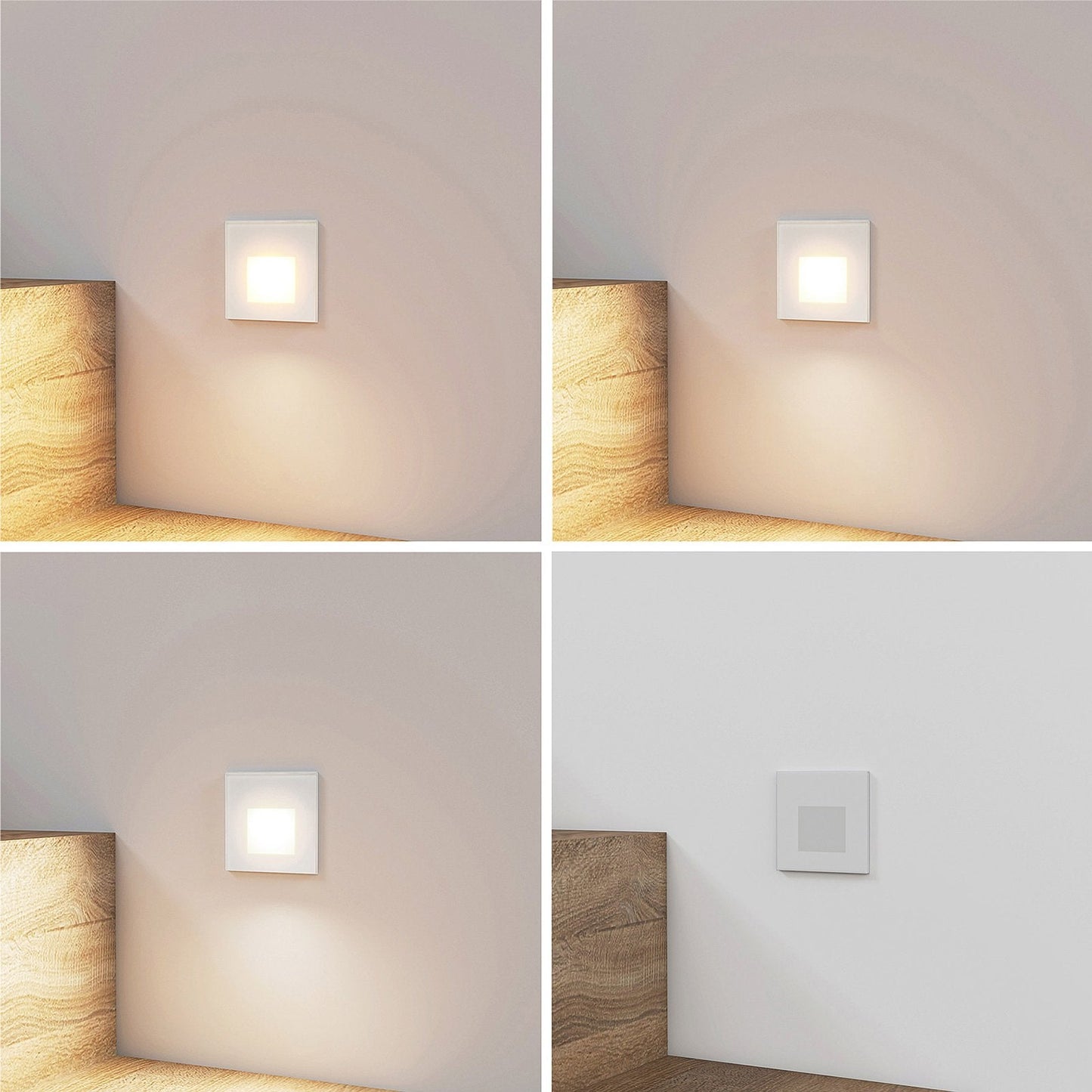 Wall Light Modern White Aluminum LED Panel