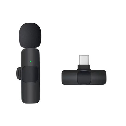 Wireless Lavalier Microphone - 20m Range, Compatible with Many Devices