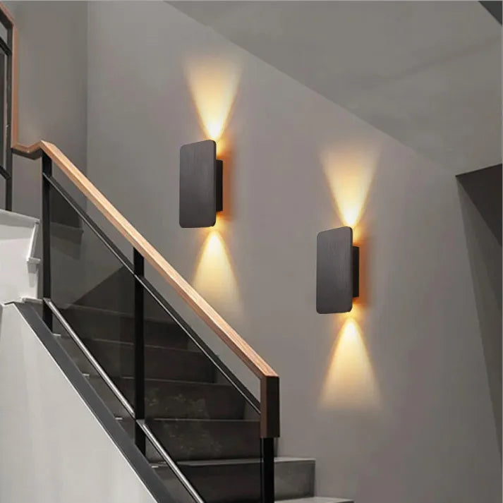 Wall Lights | Modern Rectangular Indoor LED Metal Lamp