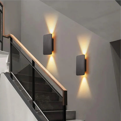 Wall Lights | Modern Rectangular Indoor LED Metal Lamp