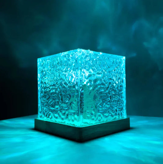 LED Mood Lamp with Colour Changing Glass