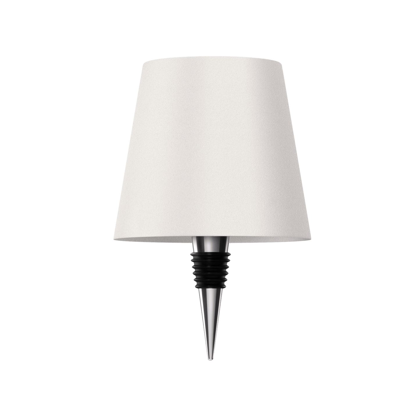Table Lamp with Recycled Bottle Glass Base