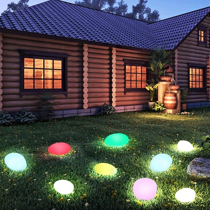 Garden Light Solar Waterproof LED Colour Lamp