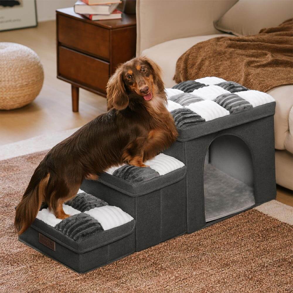 Dog Stairs with Storage for Sofa Access
