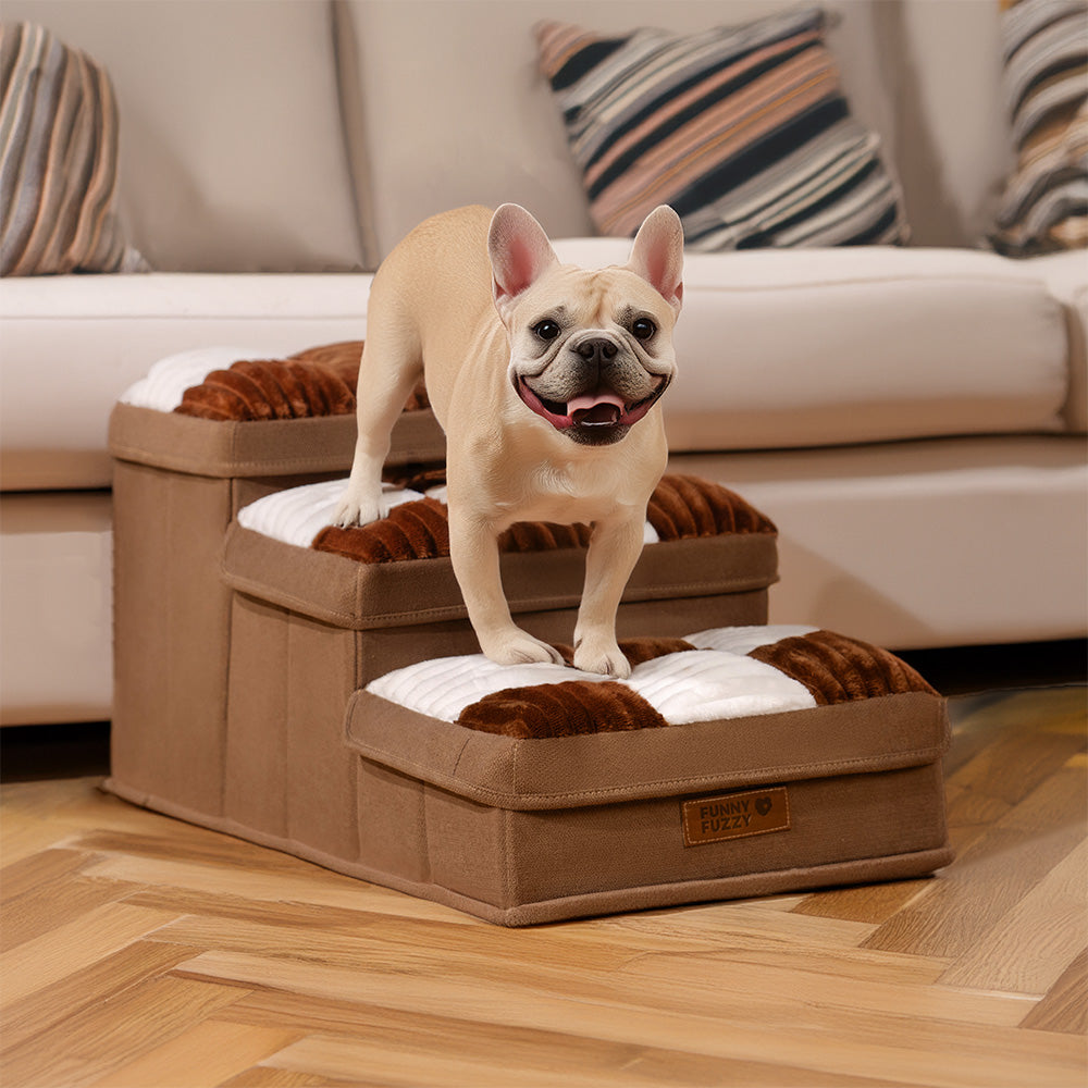 Dog Stairs with Storage for Sofa Access