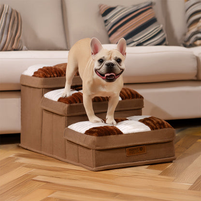 Dog Stairs with Storage for Sofa Access