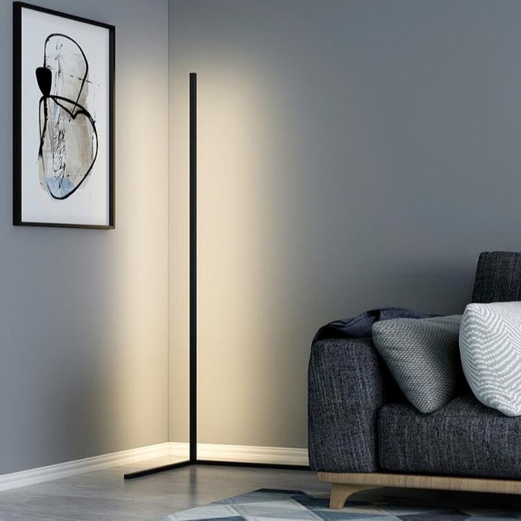 Modern LED Aluminum Corner Floor Lamp