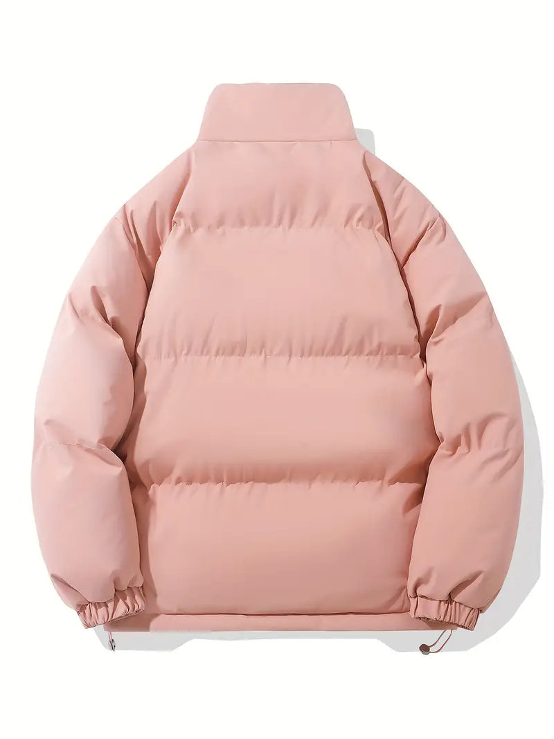 Puffer Jacket with Hood for Casual Winter Wear