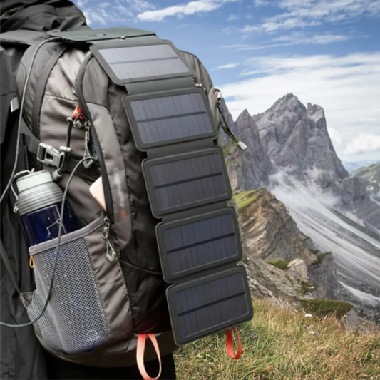 Solar Phone Charger for Hiking and Camping