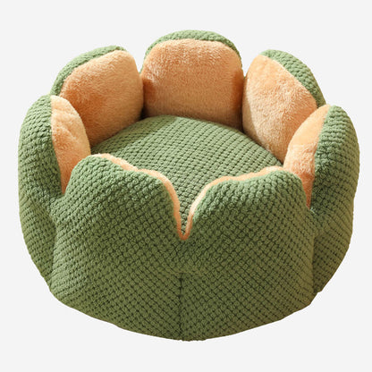 Pet Bed Plush Flower Design for Cats Dogs