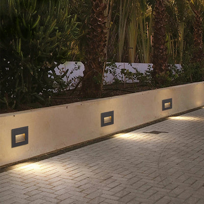 Waterproof IP65 LED Step Lights – Smart Recessed Motion Sensor for Outdoor & Indoor Stair, Pathway, and Wall Lighting