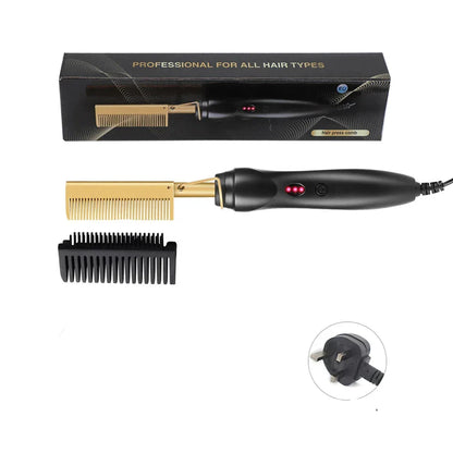 Hot Comb Straightener for Beard and Hair