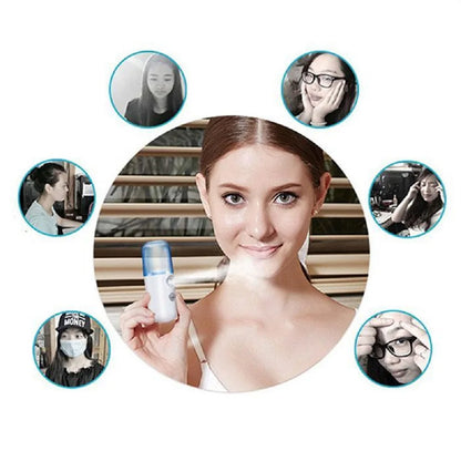 Facial Steamer with Portable Hydration Mist
