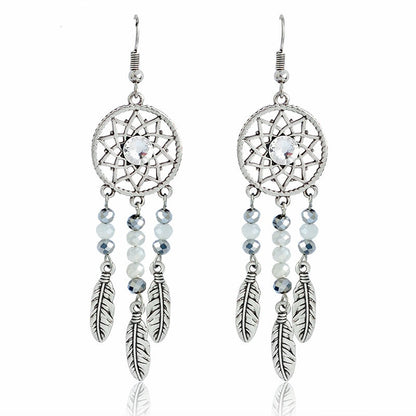 Dreamcatcher' Crystal Earrings